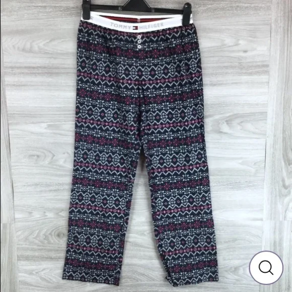 NEW Tommy Hilfiger Snowflake Pajama Pants Size Small - Picture 6 of 9